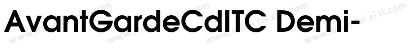 AvantGardeCdITC Demi字体转换